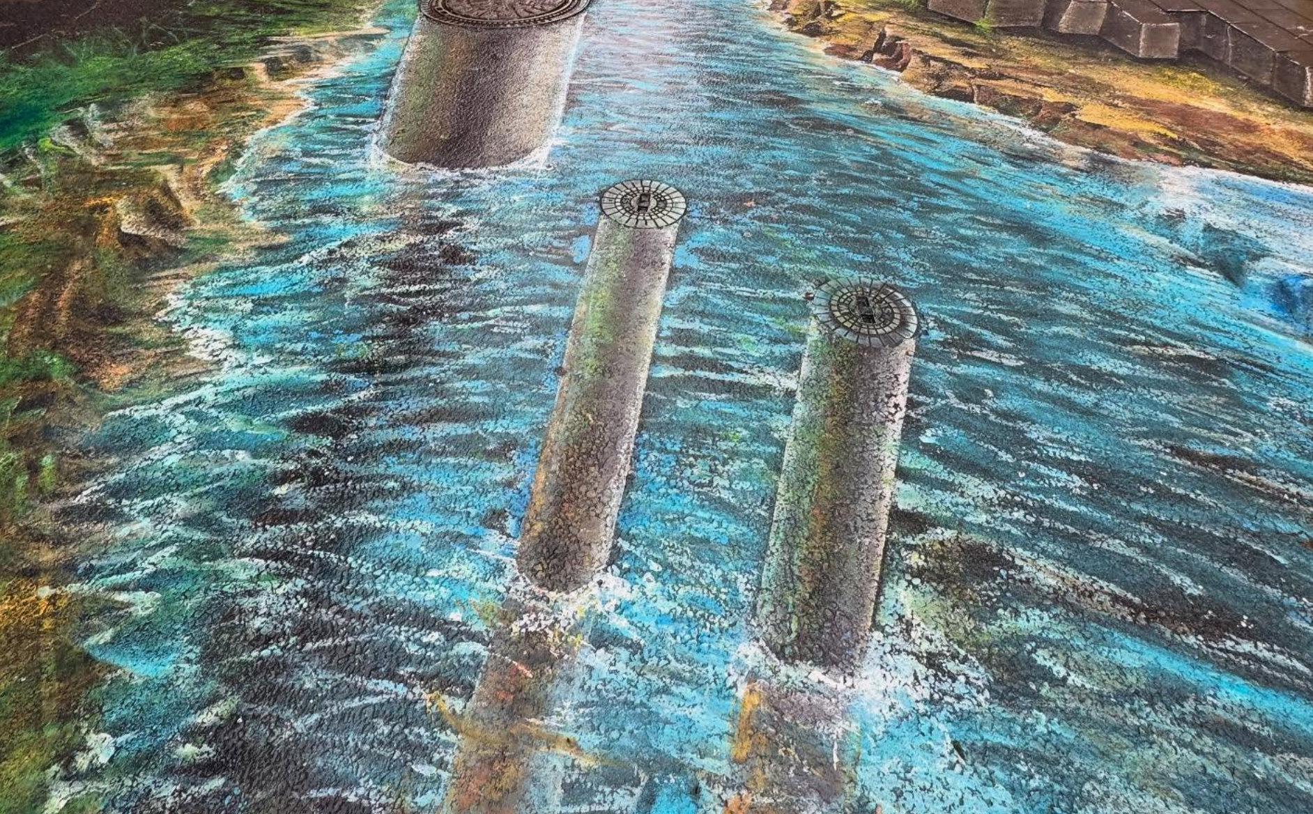 Urban Art Ratingen unter den Füssen